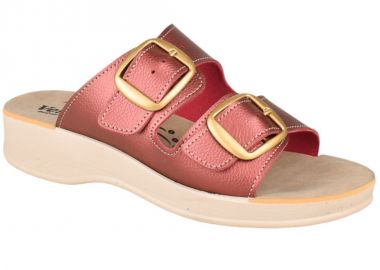 Γυναικείες Ανατομικές Παντόφλες Με Δύο Τόκες | VESNA | 880433 | Μπορντό - Vesna - 